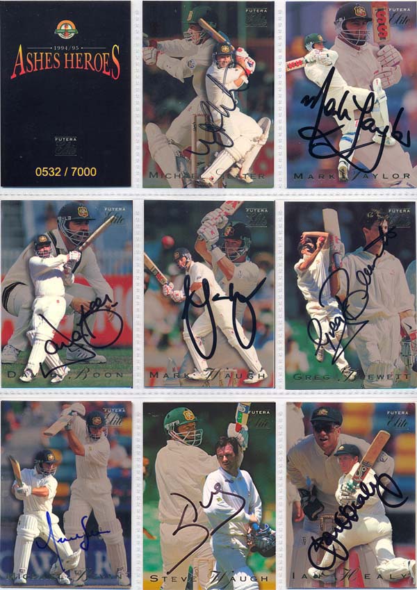 Futera 1994-95 Elite Ashes Heroes Box Set (60) + Special