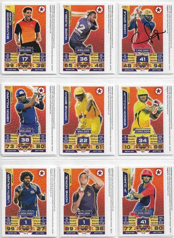 Topps 2015 Cricket Attax Kurkure (20)